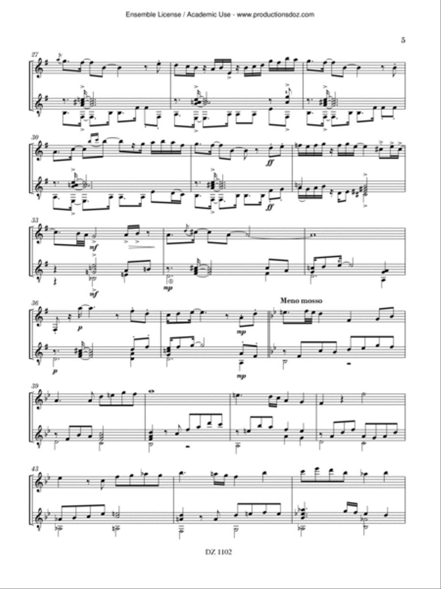 Aurora Aurora Clarinet scores gallery preview page 5