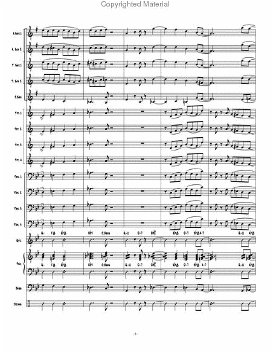 Rubaswing Jazz Ensemble scores gallery preview page 6