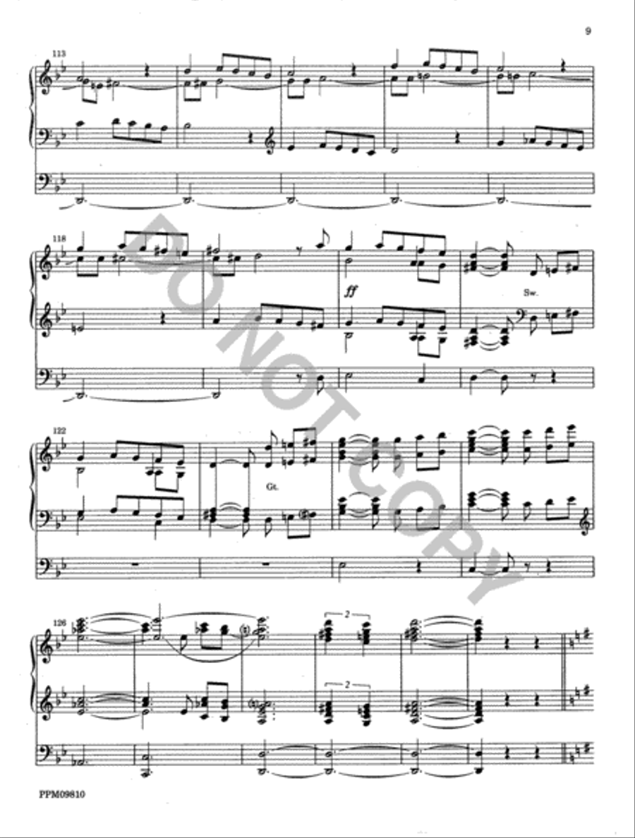 Fantaisie on a National Air Organ scores gallery preview page 10