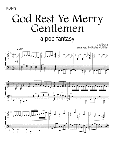 God Rest Ye Merry Gentlemen - a pop fantasy image number null