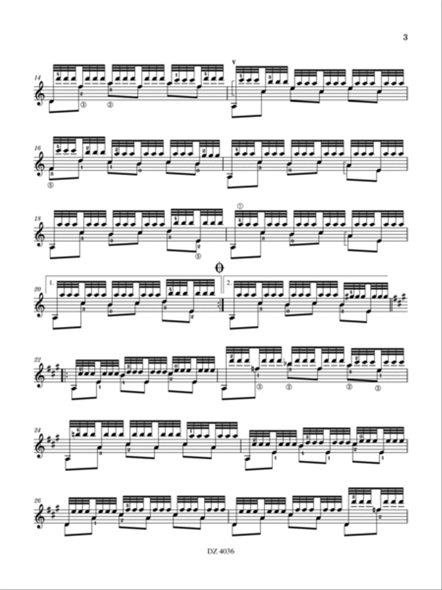 Evocation, Collected Guitar Works, vol. 2 Classical Guitar scores gallery preview page 4