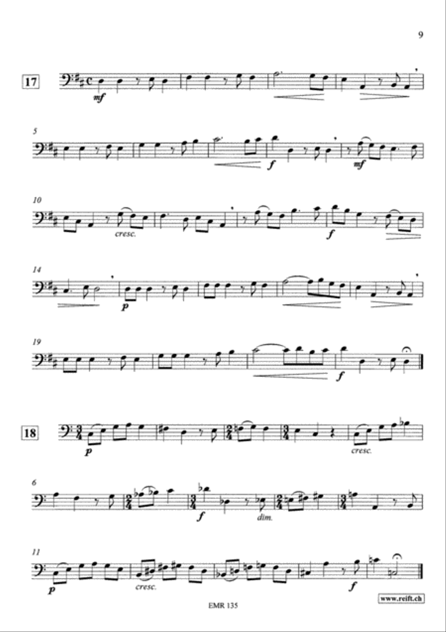 Technical & Melodic Studies Vol. 2 Trombone scores gallery preview page 9