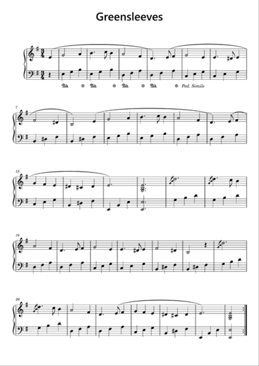 15 Easy Classical Piano Pieces for Beginners Easy Piano scores gallery preview page 3