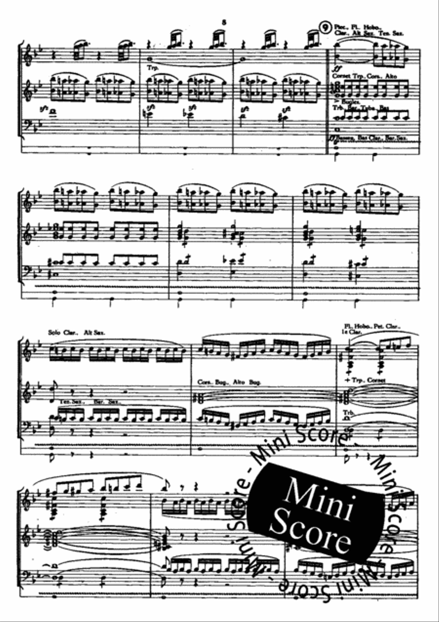 Wilhelm Tell/Guillaume Tell Concert Band scores gallery preview page 14