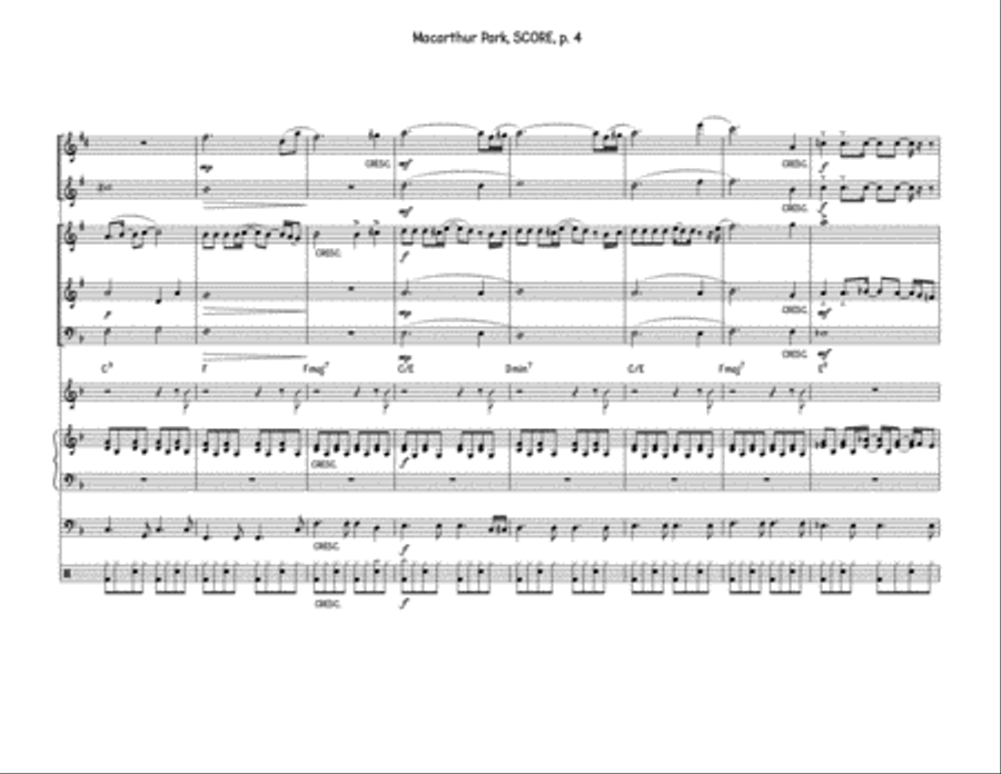 Macarthur Park Jazz Ensemble scores gallery preview page 4