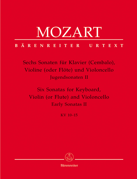 Six Sonatas for Keyboard, Violin (or Flute) and Violoncello