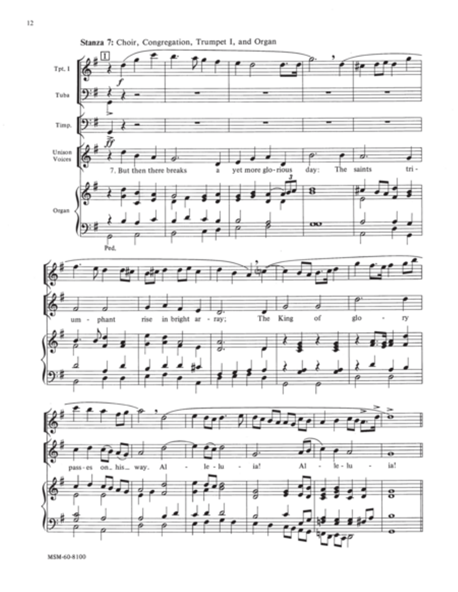 For All the Saints (Full Score) Choir scores gallery preview page 14