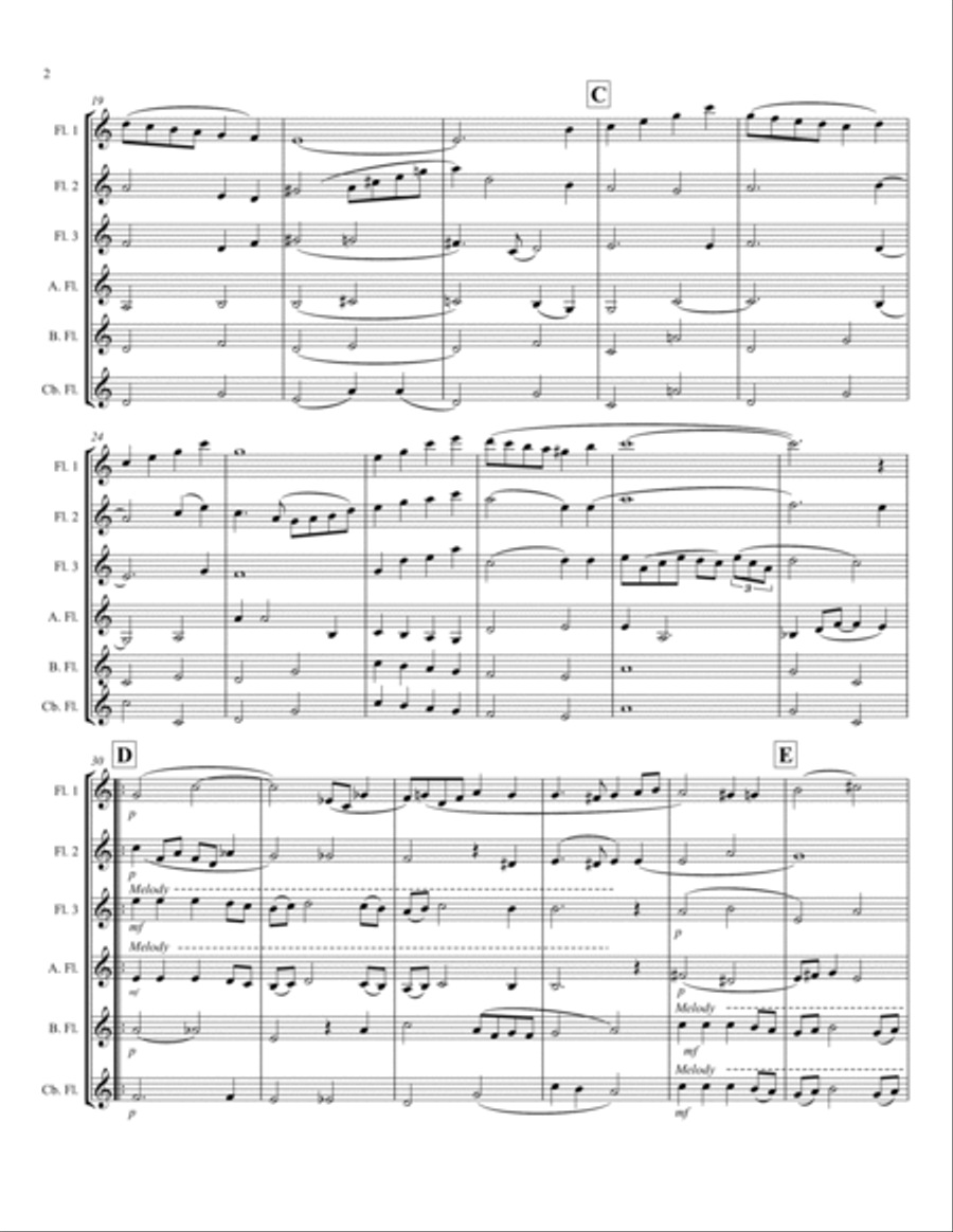 Have Yourself A Merry Little Christmas Woodwind Ensemble scores gallery preview page 2