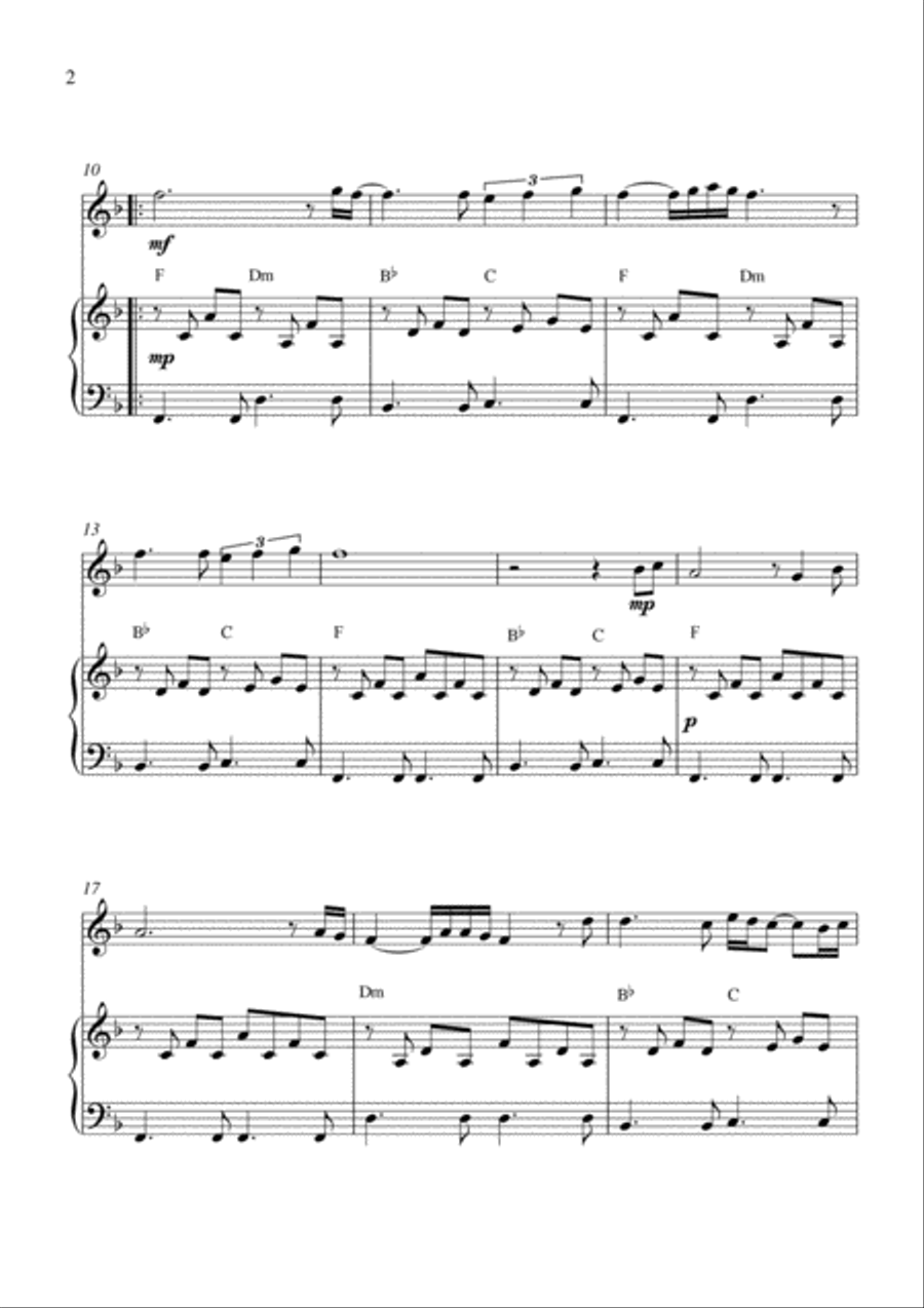 I Will Always Love You Piano scores gallery preview page 2