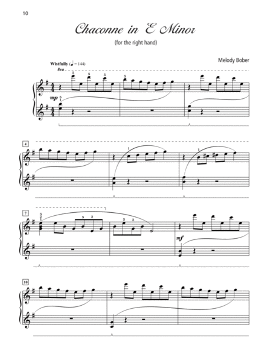 Grand One-Hand Solos for Piano, Book 5 Piano Solo scores gallery preview page 8