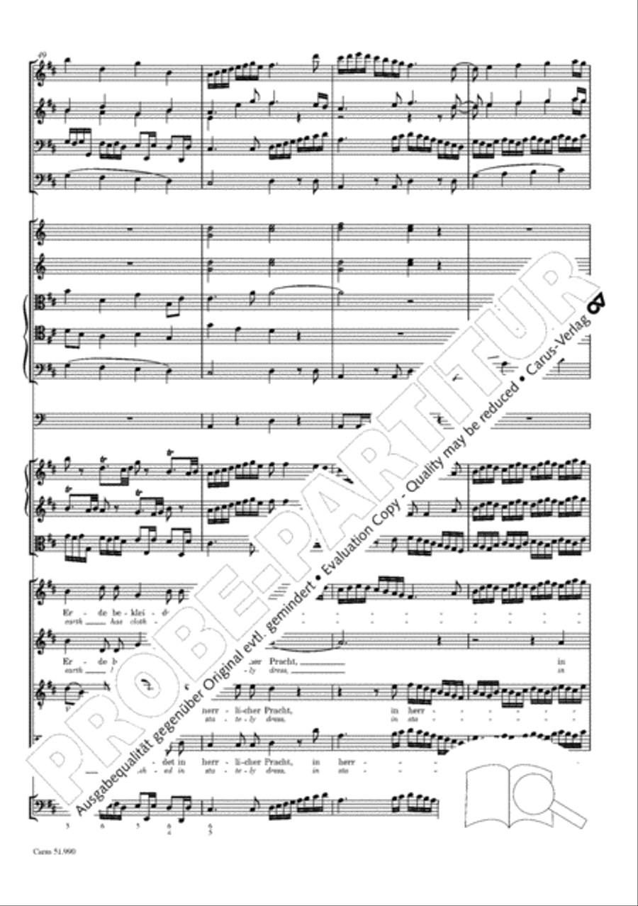 The Creation (Die Schopfung) 4-Part scores gallery preview page 107