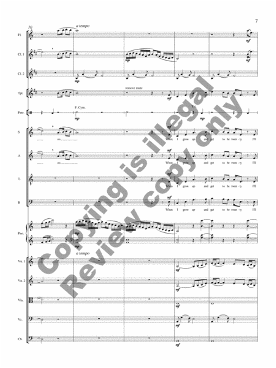 Dream (Full Score) Dream (Full Score) Choir scores gallery preview page 6