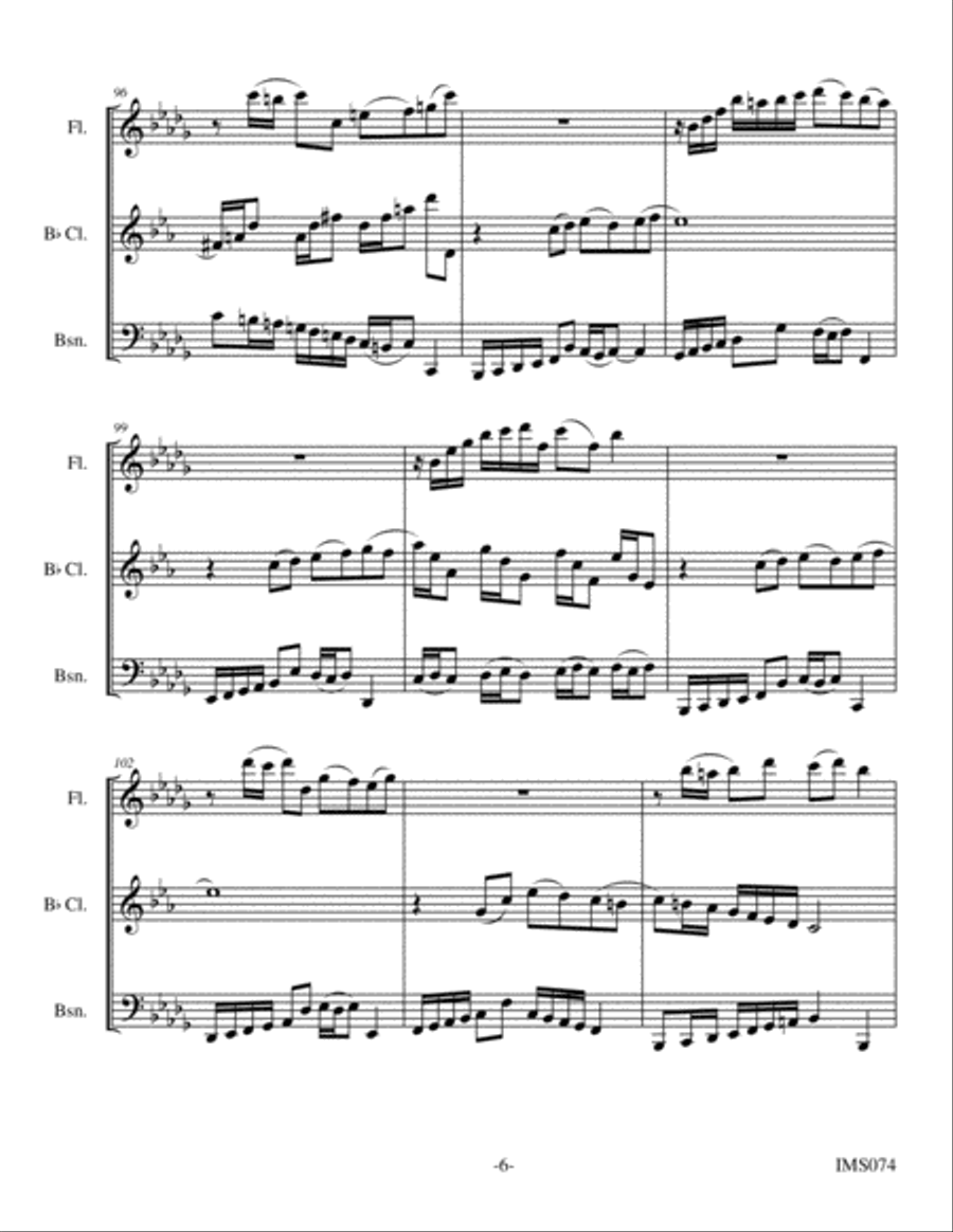 Trio Sonata Trio Sonata Bassoon scores gallery preview page 6