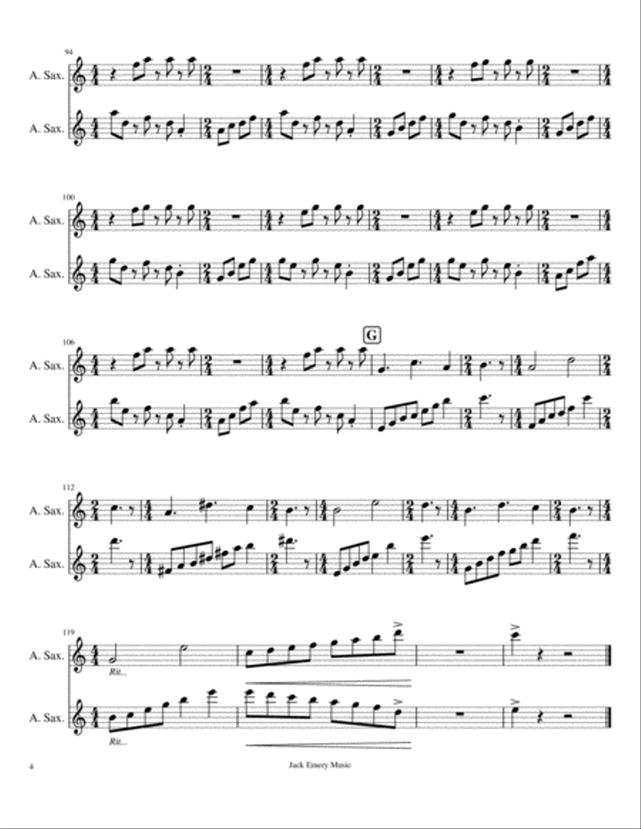 He Said She Said Woodwind Duet scores gallery preview page 4