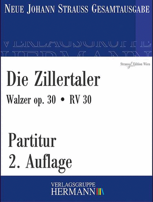Book cover for Die Zillertaler op. 30 RV 30