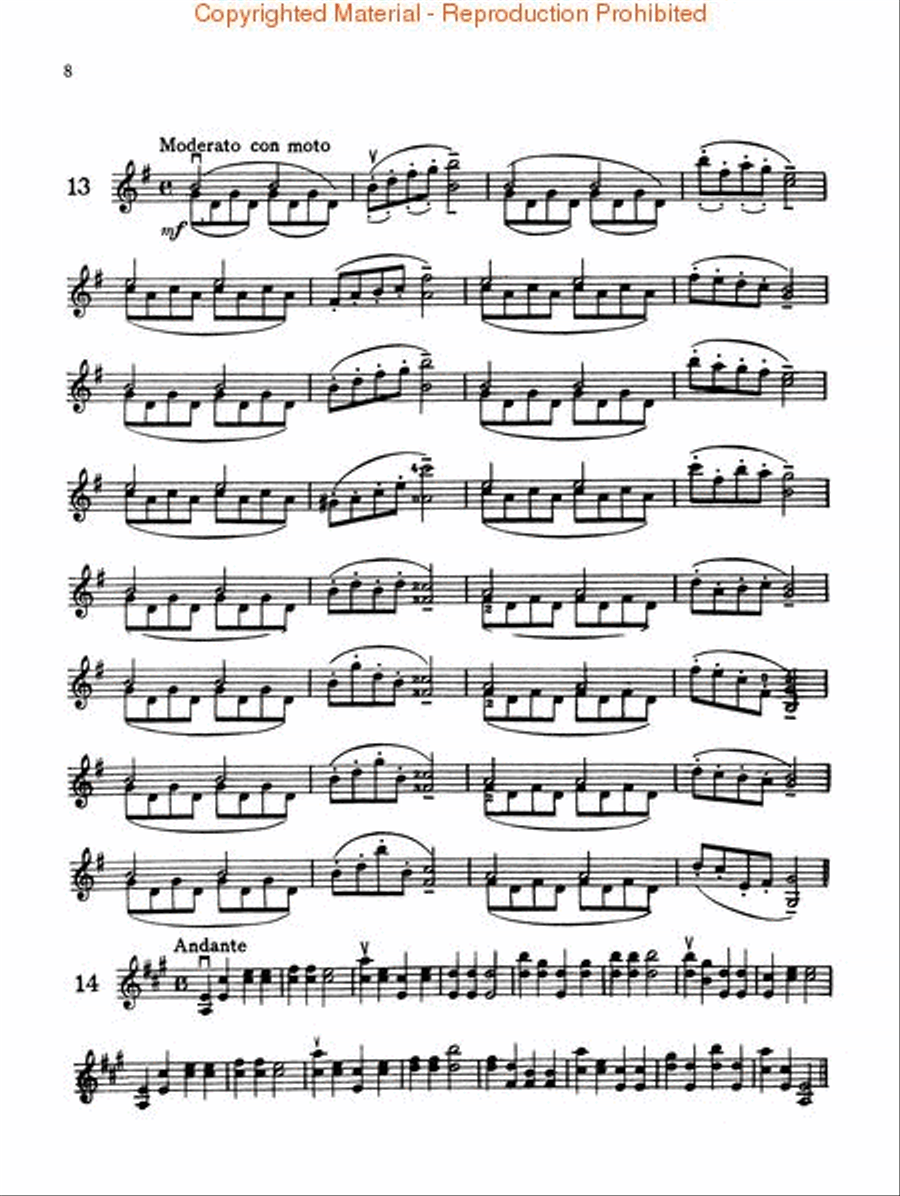 Melodious Double-Stops, Complete Books 1 and 2 for the Violin Violin Solo scores gallery preview page 3