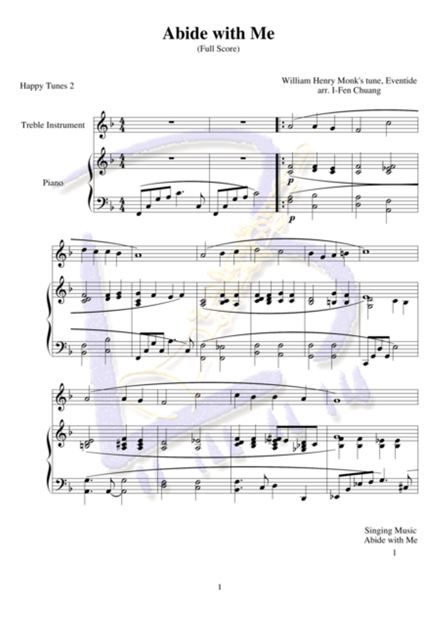 Abide with Me English Horn scores gallery preview page 1