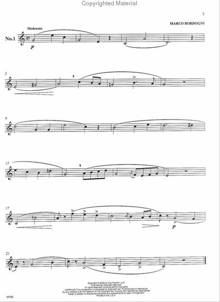 Melodious Etudes For Horn Horn scores gallery preview page 2
