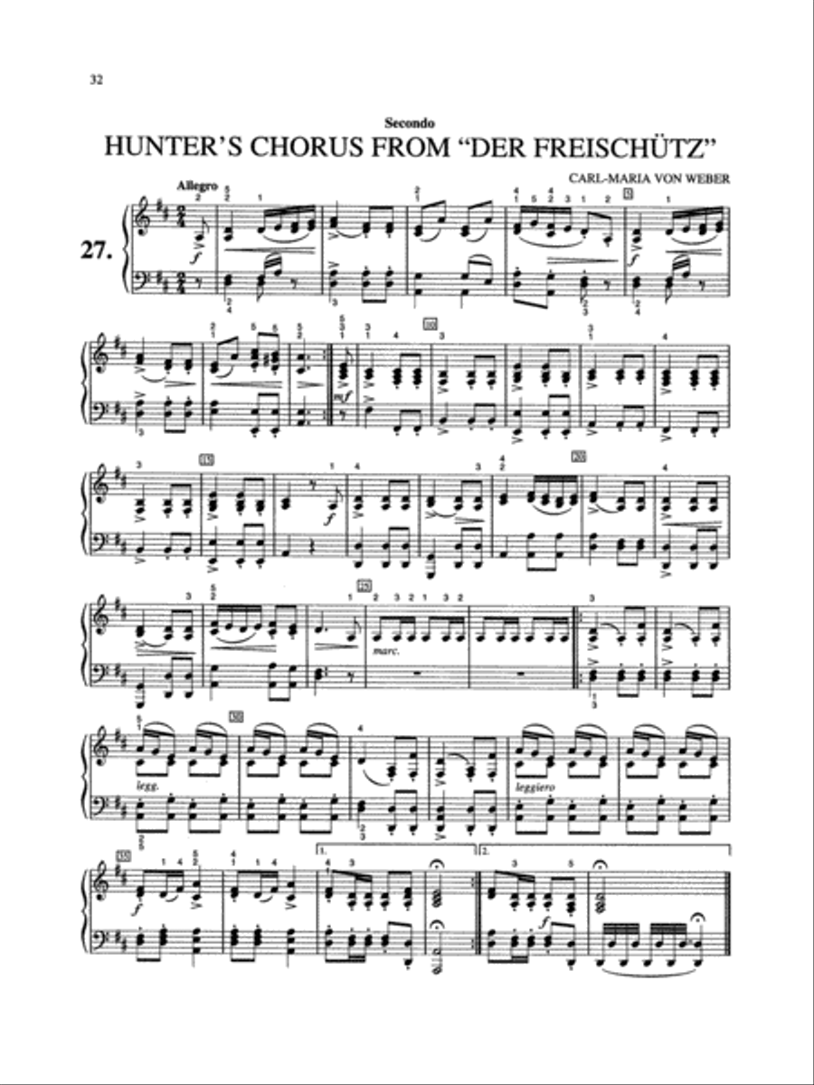 Löw: Teacher and Pupil (Complete) Piano Duet scores gallery preview page 1