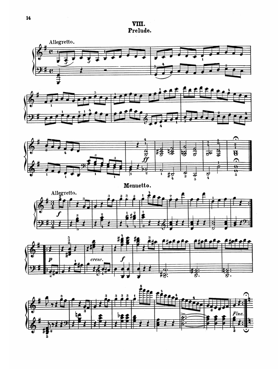 Bertini: Twelve Little Pieces and Preludes