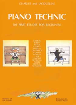 Book cover for Piano Technic - 101 Studies For Beginners