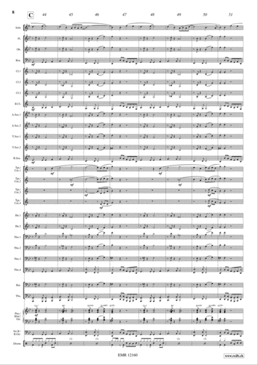 Funkysax Funkysax Concert Band scores gallery preview page 8