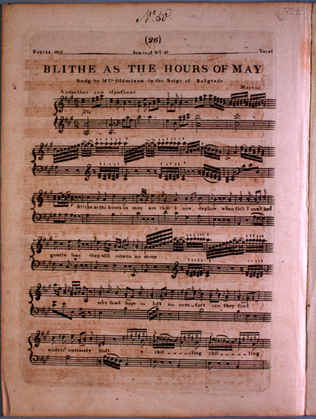 Blithe as the Hours of May
