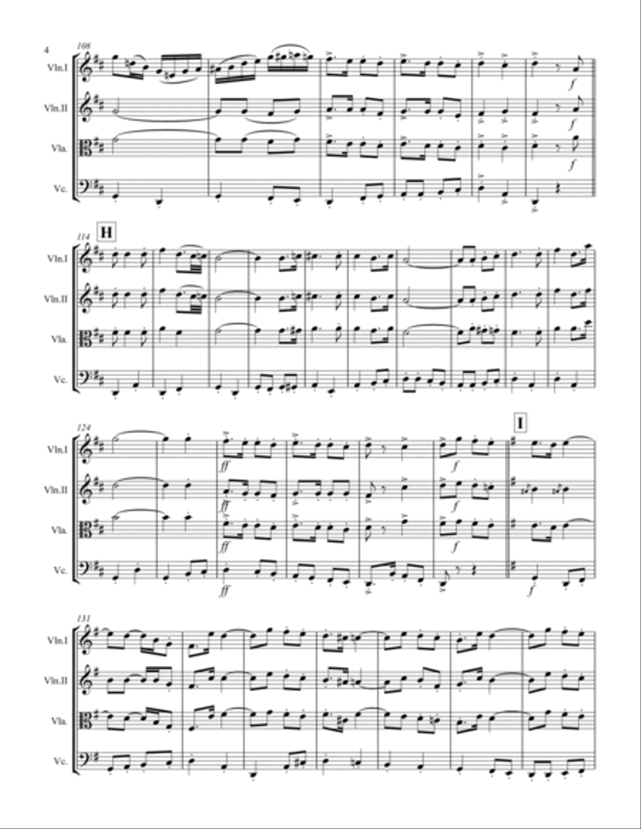 In Heaven There Is No Beer String Quartet scores gallery preview page 5