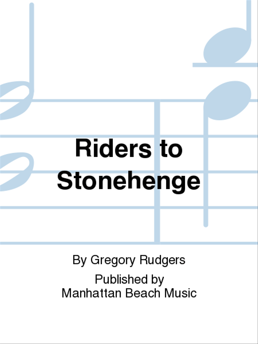 Riders to Stonehenge Concert Band scores gallery preview page 1