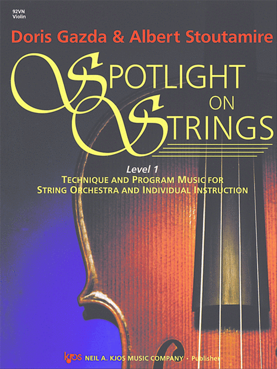 Spotlight on Strings, Book 1 - Violin Orchestra scores gallery preview page 1