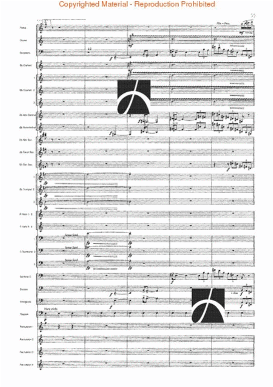 Spartacus Spartacus Concert Band scores gallery preview page 56