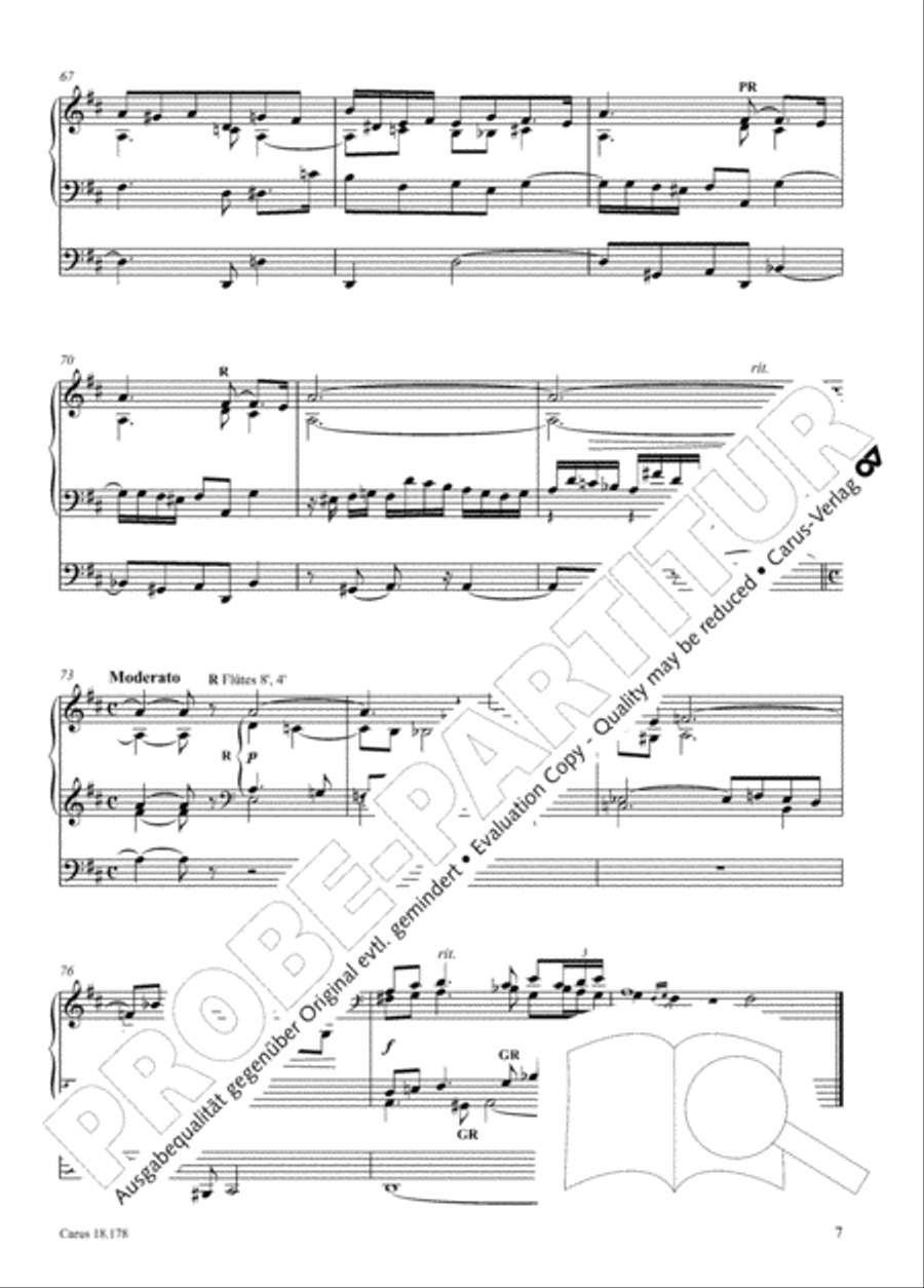 Symphonie No. II pour Orgue Organ scores gallery preview page 22