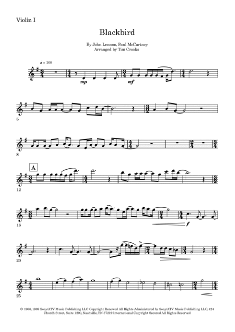 Blackbird String Quartet scores gallery preview page 6