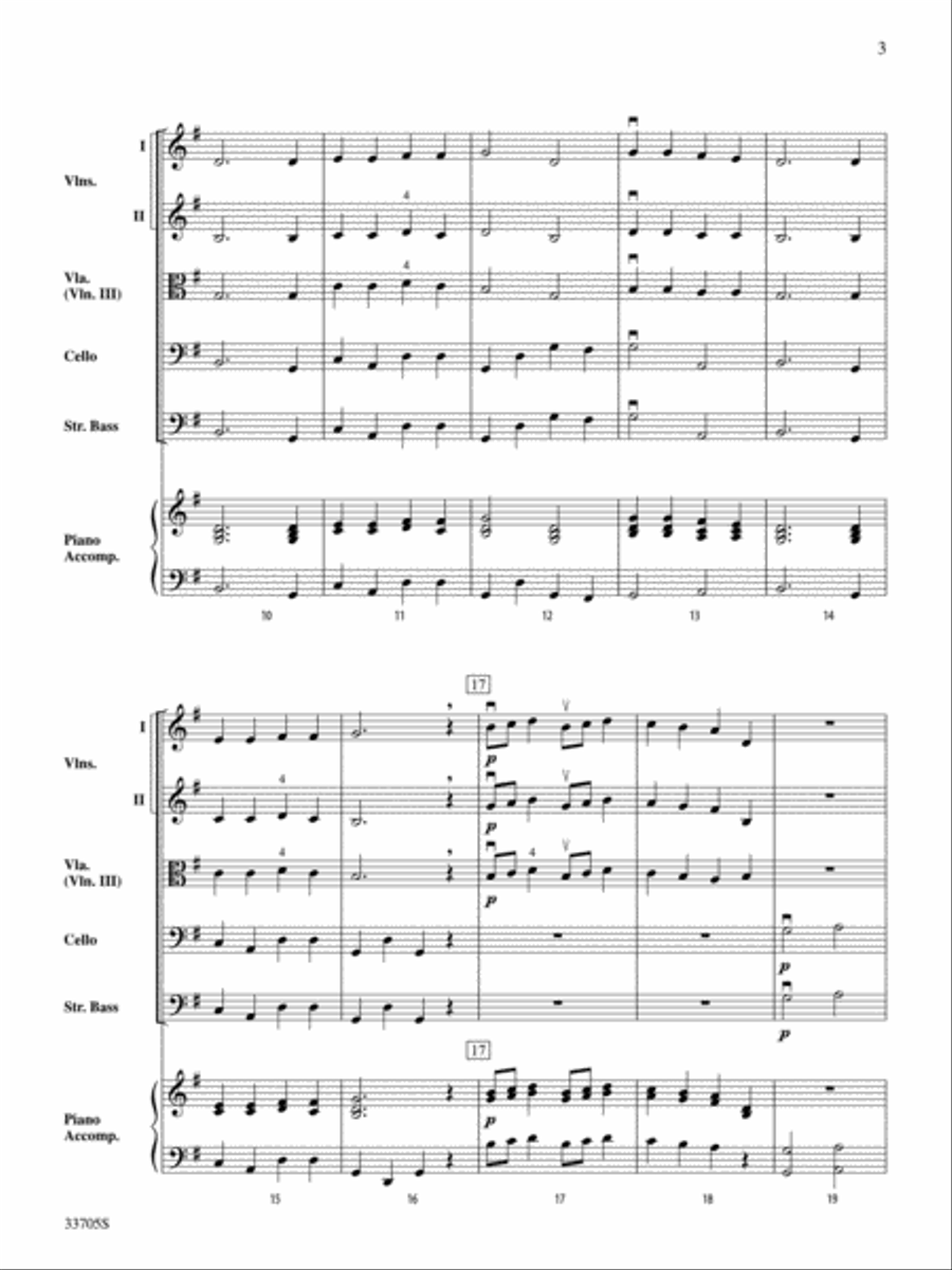 Rigaudon Rigaudon String Orchestra scores gallery preview page 3