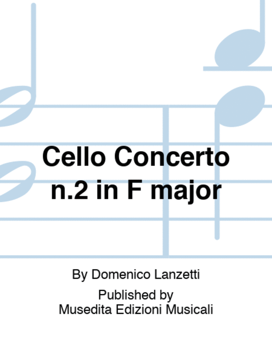 Cello Concerto n.2 in F major
