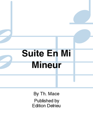 Book cover for Suite en Mi mineur