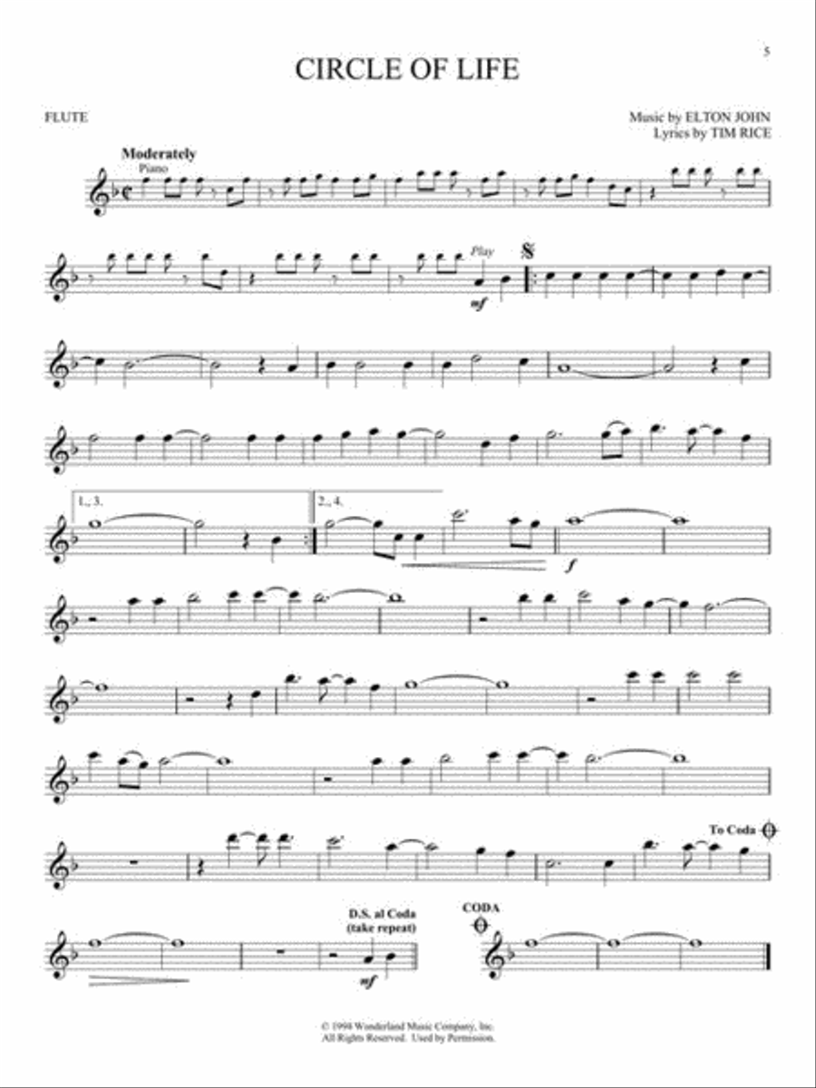 <br>Sheet music extract