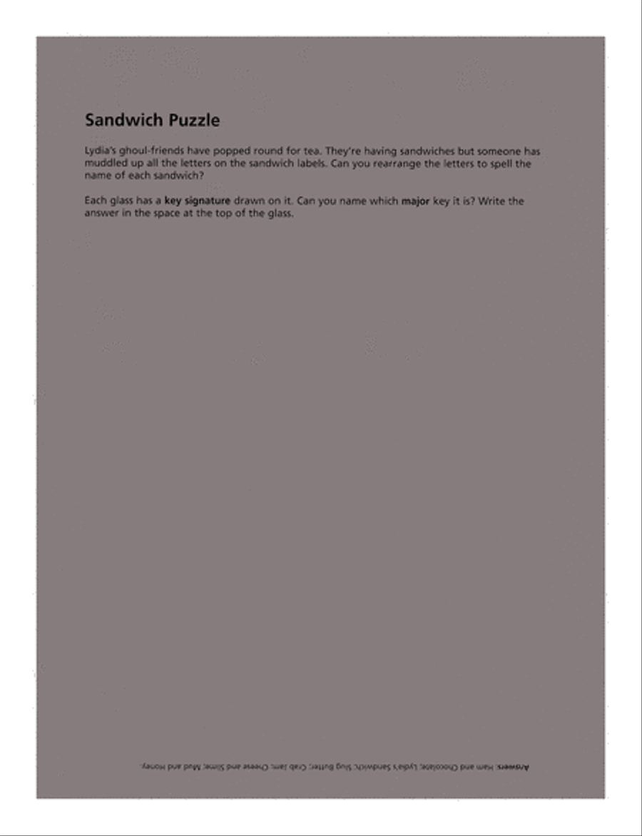 Spooky Piano Time Piano Method scores gallery preview page 2