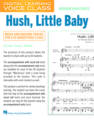 Hush, Little Baby (Medium High Voice) (includes Audio)