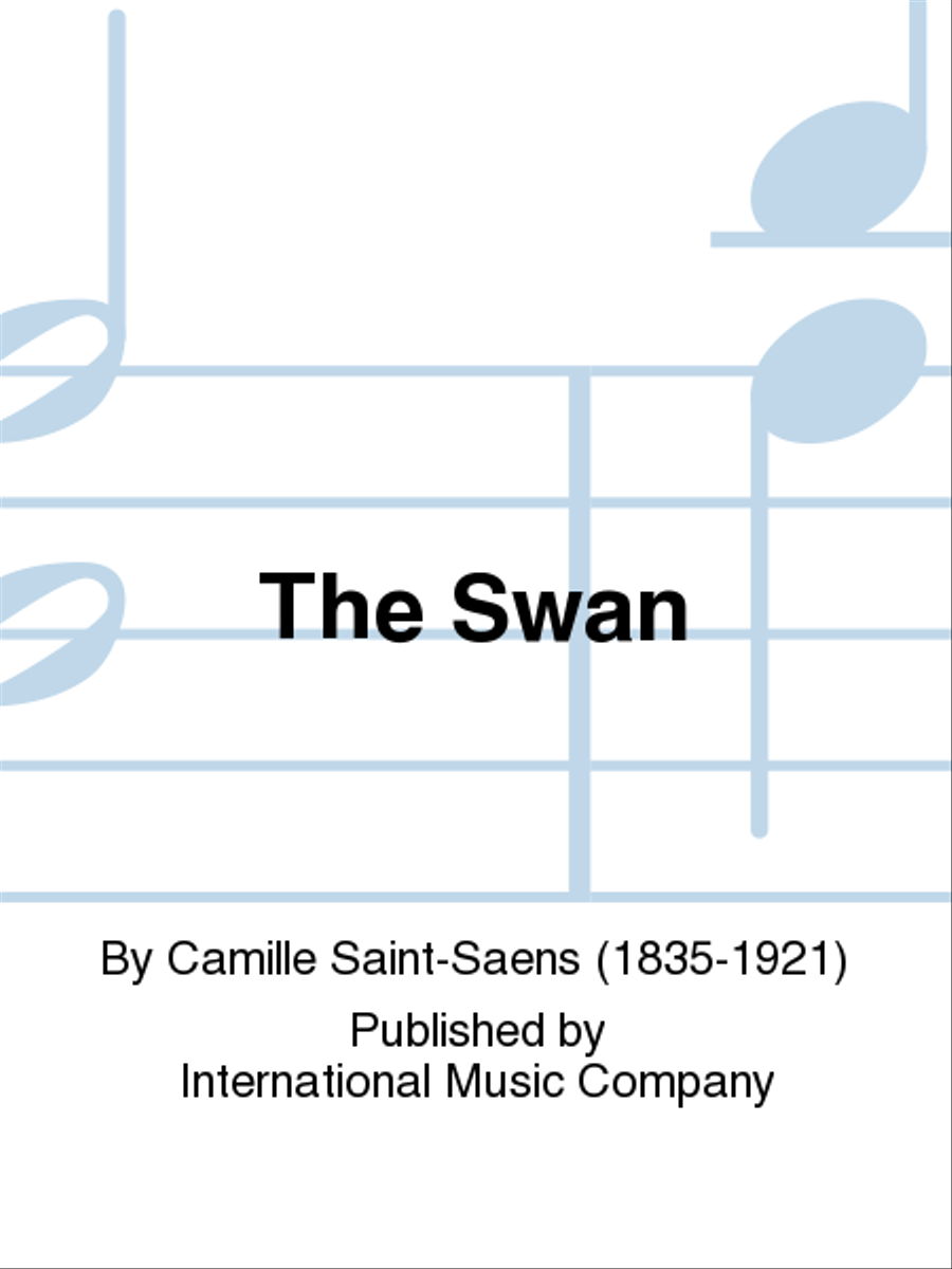 The Swan Piano Accompaniment scores gallery preview page 1