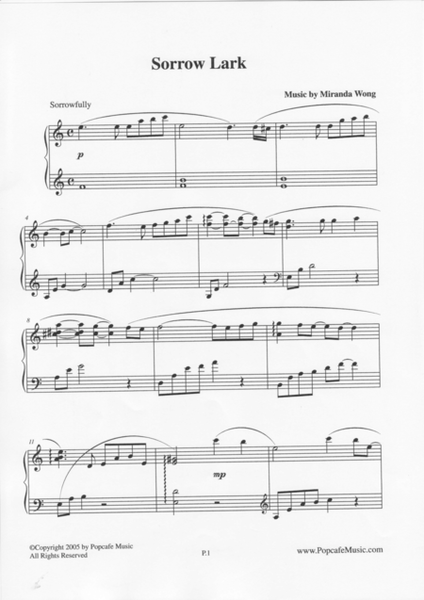 Sorrow Lark - Beautiful Piano Music No.5 image number null