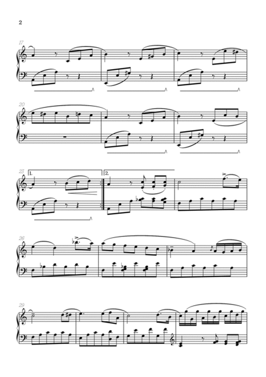 Beethoven • Für Elise / Pour Elise • piano sheet music image number null