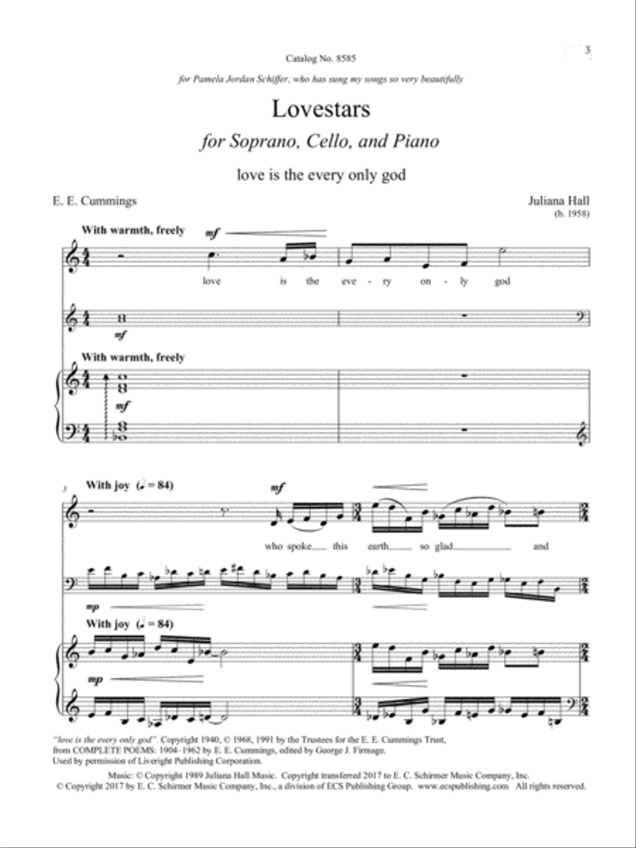 love is the every only god Soprano Voice scores gallery preview page 2