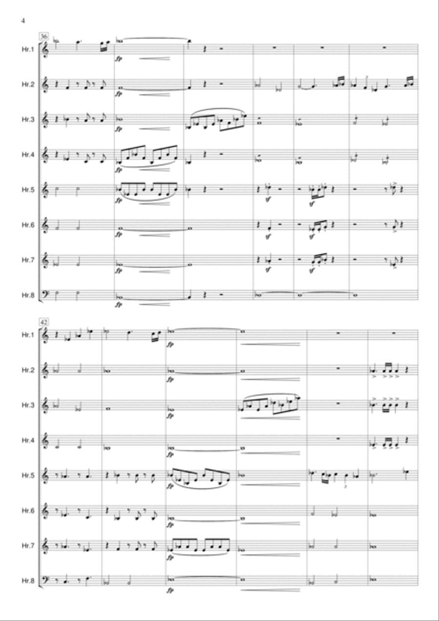 Back To The Future Horn scores gallery preview page 4
