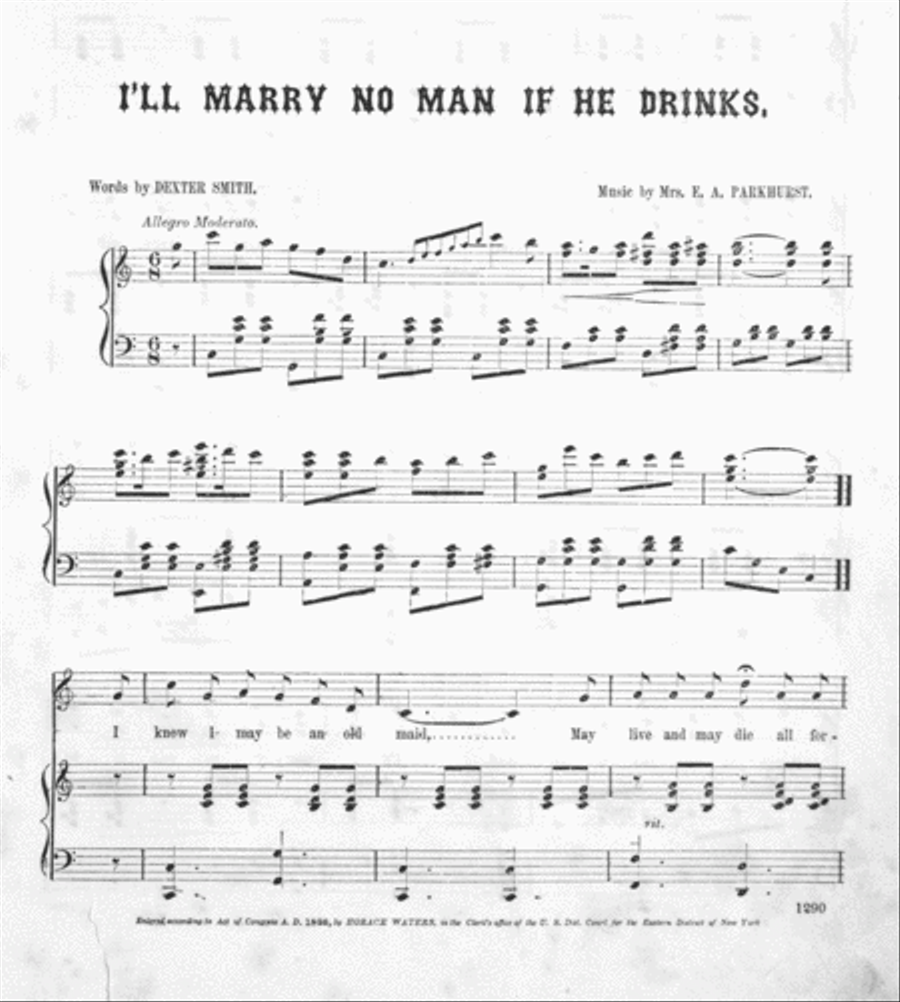 I'll Marry No Man If He Drinks Voice scores gallery preview page 2