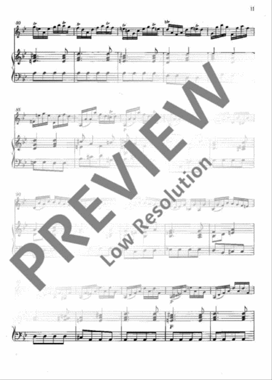 Sonata G Minor Violin Solo scores gallery preview page 12