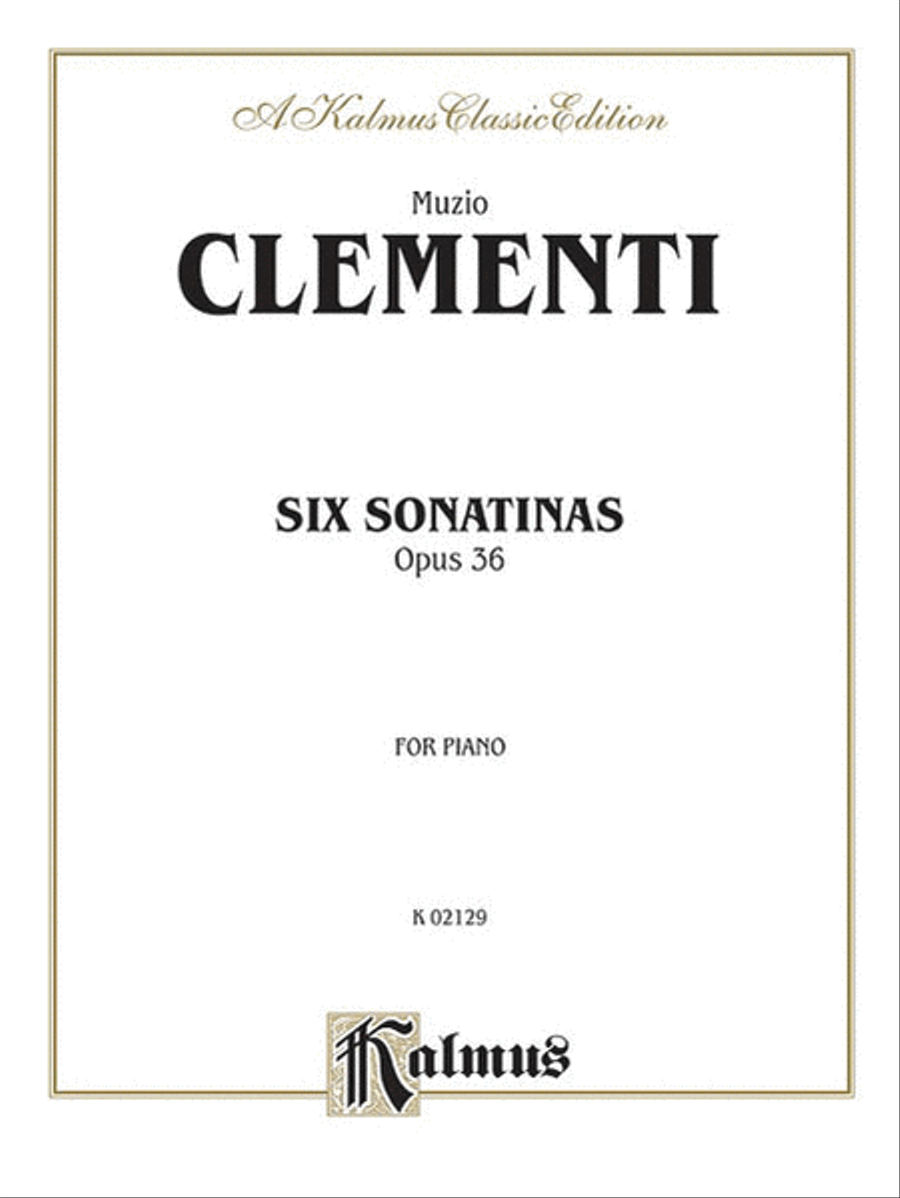 Six Sonatinas, Op. 36 Piano Solo scores gallery preview page 1