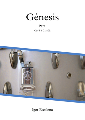Book cover for Génesis - Snare drum solo