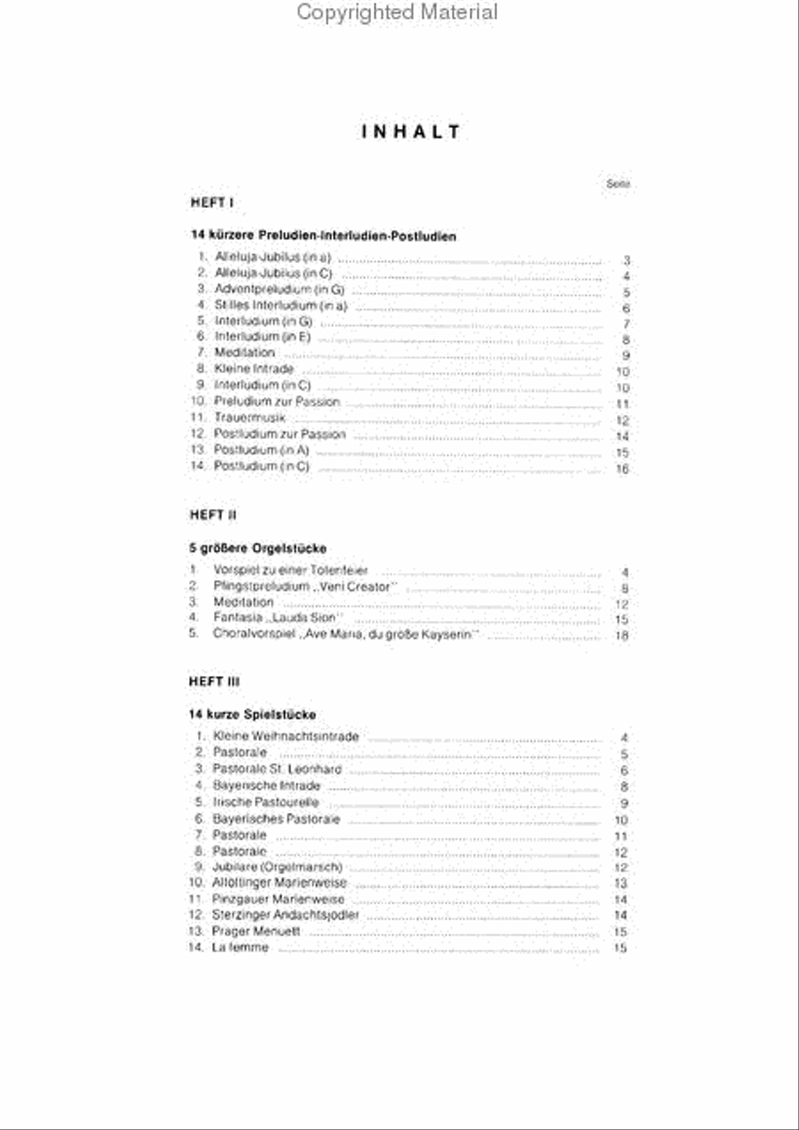 Orgelbuch III Organ scores gallery preview page 2
