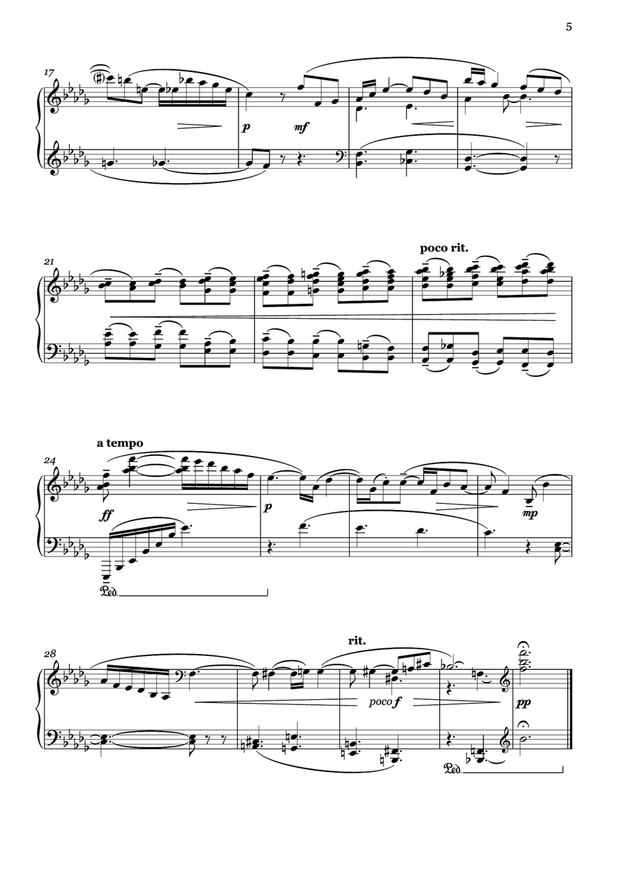 Twelve or Thirteen Preludes for Piano Solo, Set Two (minor keys) Piano Solo scores gallery preview page 5